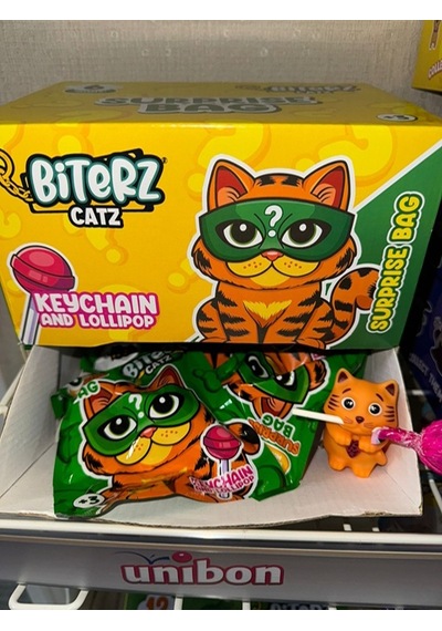 Bıterz Catz Lolipop Şeker Ve Figür Anahtarlık 1 Adet