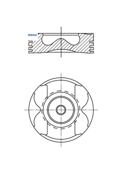 Motor Piston Segman Trafıc Iı-master Iı 2.5 Dcı 03 89mm Mahle 7701477122/ 7701477121