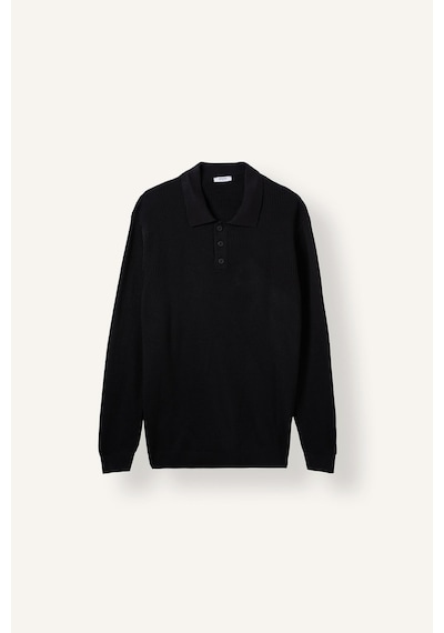 Defacto Standart Fit Düğmeli Polo Yaka Triko Basic Kazak D1959ax26aunv146 Lacivert-nv146 Defacto Standart Fit Düğmeli Polo Yaka Triko Basic Kazak D1959ax26aunv146 Lacivert-nv146