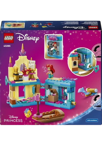 LEGO® ǀ Disney Princess Ariel'in Sihirli Mini Sarayı 43285 – 5 Yaş ve Üzeri Çocuklar için Karakter İçeren Oyuncak Yapım Seti(179P)