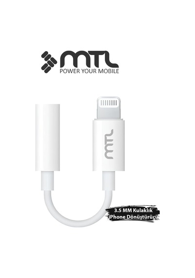 Lightning To 3.5mm Kulaklık Jack Adaptör İphone Ve İpad Uyumlu Ses Dönüştürücü Aux Çevirici