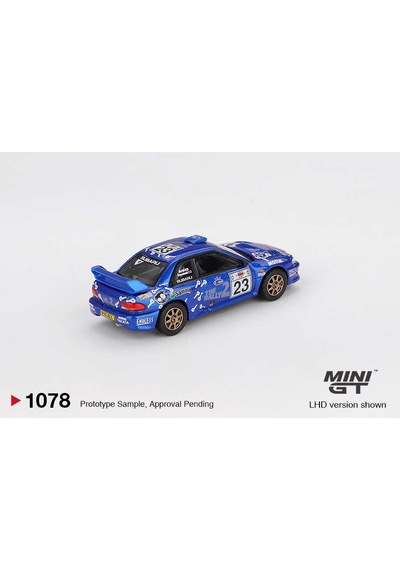 Mini Gt 1/64 Subaru Impreza Wrc99 23 2000 Acropolis Rally 1078