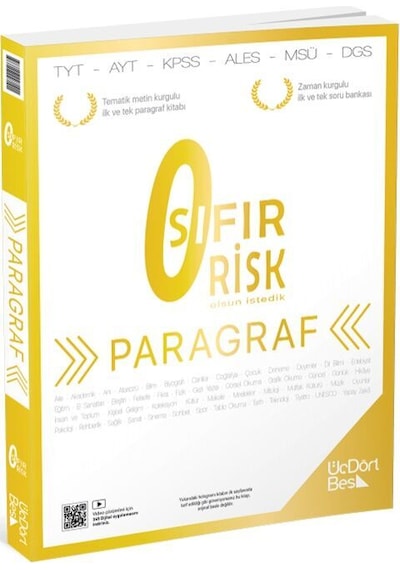 Üçdörtbeş Yayınları Paragaraf Soru Bankası