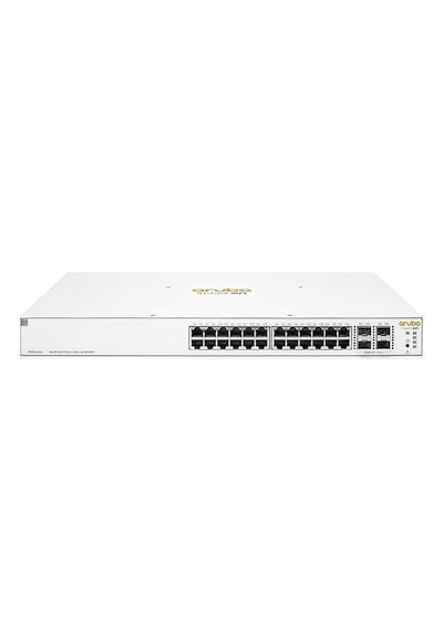 Hp Aruba Instant On, Jl684b, 1930-24g, 24port, Gigabit, Poe 370w, 4 Port Gigabit Sfp, Yönetilebilir, Rack Mount Switch