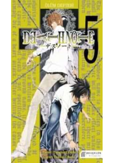 Death Note 1-2-3-4-5 Manga Seti 5 Kitap / Ölüm Defteri / Anime-manga Sticker Ve Kartpostal