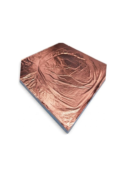 Yaprak Varak Sanatsal Büyük Boy Folyo Epoksi Reçine Nail Art 8 Adet 14x14 Cm Bakır Renk Gold Rose