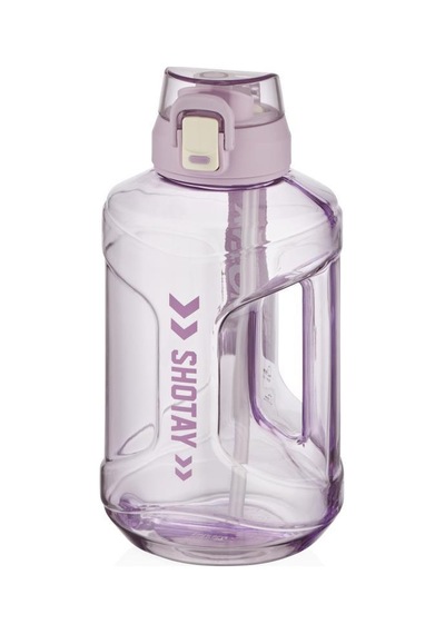 Shotay Medium Barrel Su Matarası Tritan Geniş Mor 1600ml