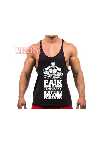 Tarzsokak Gym Tank Top Fitness Sporcu Atleti Gym25 Siyah