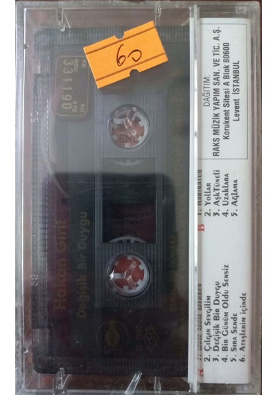 Plak Değildir Kaset Tir Hakan Girit Değişik Bir Duygu Açılmamış