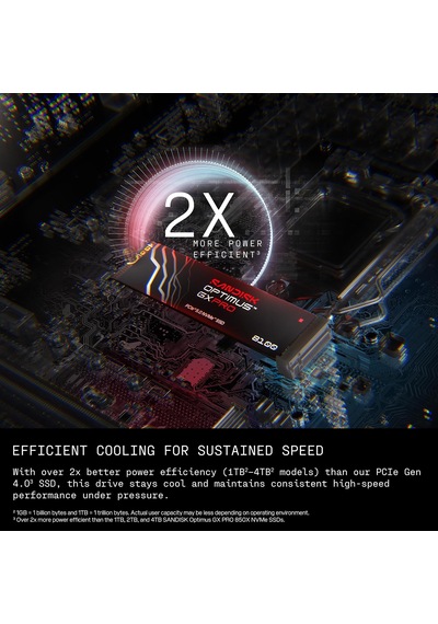 Sandisk Optimus Gx Pro 8100 Pcıe Gen 5 Nvme Ssd 1 Tb Okuma/yazma Hızı 14.900/11.000 Mb/