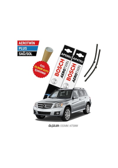 Bosch Aerotwin Plus Mercedes GLK Silecek Takımı (2009-2013)