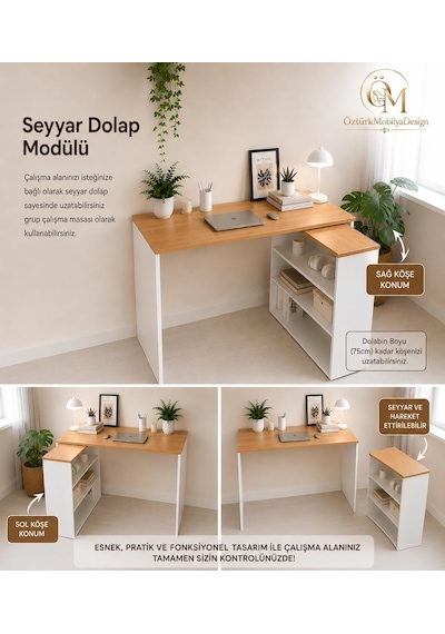 Modüler Köşe Masa Kitaplıklı Köşe Çalışma Masası Ofis Masası Bilgisayar Masası Çok Renkli Modüler Köşe Masa Kitaplıklı Köşe Çalışma Masası Ofis Masası Bilgisayar Masası Çok Renkli
