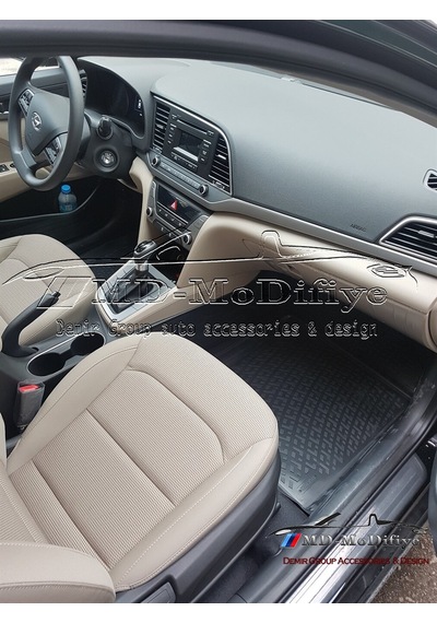 Hyundai Elantra Paspas. Yeni Elantra 3D Havuzlu Paspas. 2016-