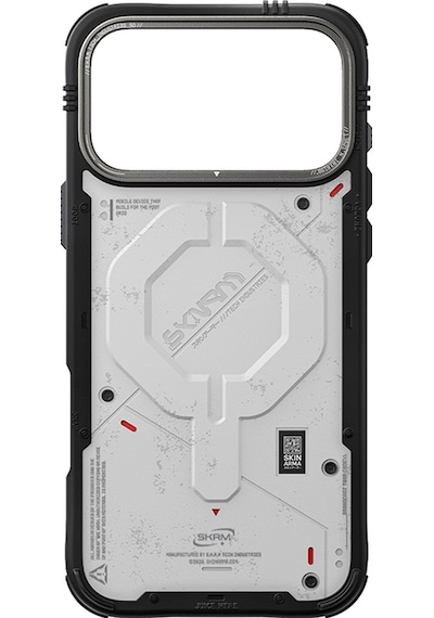Apple Uyumlu iPhone 17 Pro Max  Kılıf M-safe Şarj Özellikli Airbag Tasarımlı Skinarma Vigor Kapak Beyaz Beyaz