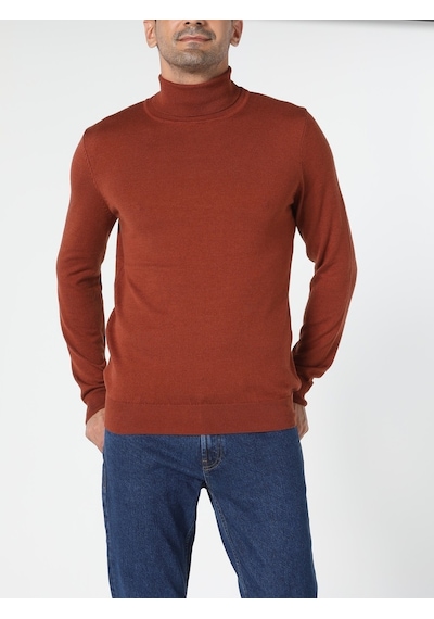 Colin's Slim Fit Turuncu Erkek Kazak cl1023624_Q1.V2_COR Kahverengi Colin's Slim Fit Turuncu Erkek Kazak cl1023624_Q1.V2_COR Kahverengi