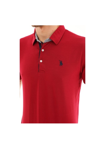 T8582 Dewberry Erkek T-shırt-bordo Bordo