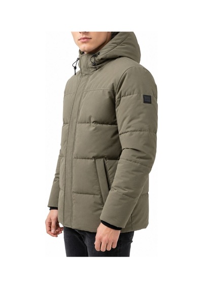 Loft Erkek Yeşil Kapüşonlu Regular Fit Mont Lf2043696 Q1.v1 Açık Haki