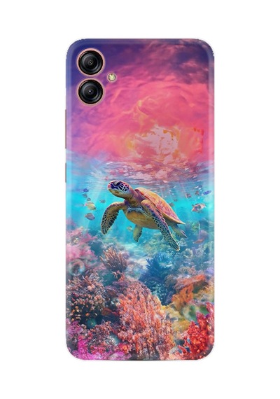 Samsung Samsung Galaxy Uyumlu A04e Kılıf Boutique Baskılı Resimli Kaplumbağa Pcode -065