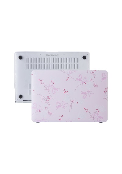 Apple Uyumlu MacBook Air Kılıf HardCase Touch ID A1932 A2179 A2337 Flower05