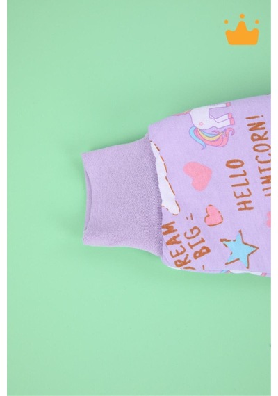Babyhola 2-9 Yaş Kalın Elyaf Dolgulu 2.5 Tog Premium Kalite Çocuk Uyku Tulumu 23504 Mor