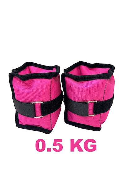 Me&ra Sport 0.5 Kg X 2 Adet El Ayak Bilek Ağırlık Seti Kum Ağırlık Torbası Pembe