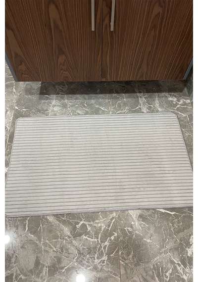2'li Soft Touch Gri Banyo Paspası Yumuşacık gri
