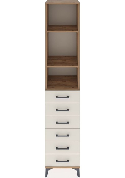 Hyperion Dolap 3 Raflı 6 Çekmeceli 44x44x221 Çam-aytaşı Atlas Çam