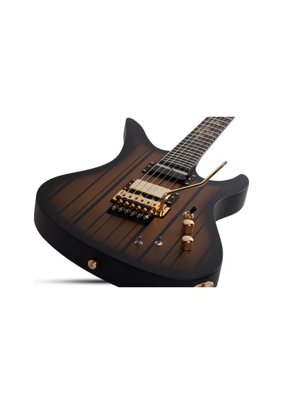 Schecter Synyster Custom Fr Elektro Gitar (Gloss Black & Gold