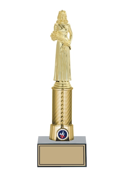 Odak Kupa - Genel Kupalar - Gn-098 A - 32 Cm Altın - Beyaz