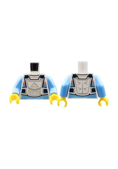 Minifigür Parçaları: Torso, Vücut, Gövde: 973pb4471c01