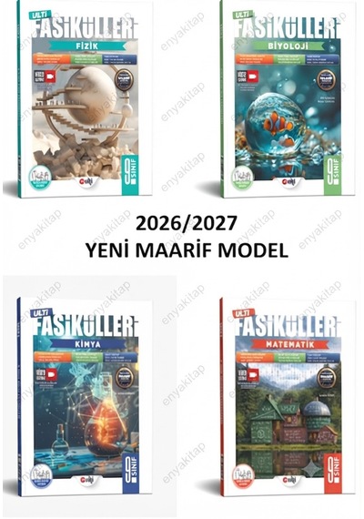 9. Sınıf Matematik Kimya Fizik Ve Biyoloji Ulti Fasikülleri Seti Maarif Model