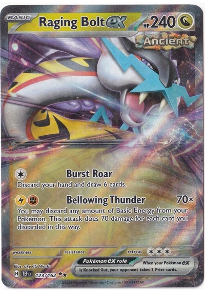 Raging Bolt Ex 123 - Pokemon Temporal Forces - Pokemon Kartı Mint