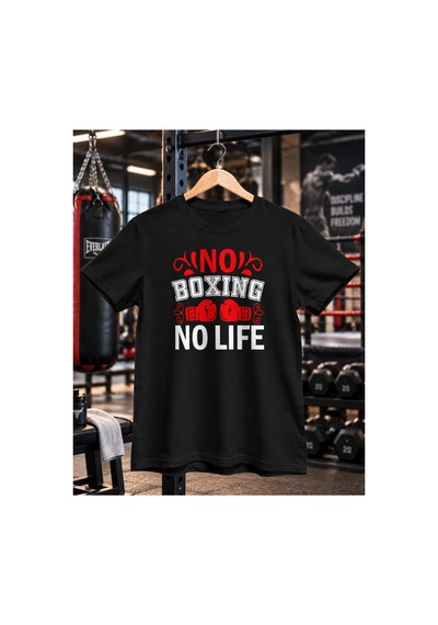 Segungear Noboxing Erkek Regular Fit Baskılı Spor Tişört Diğer