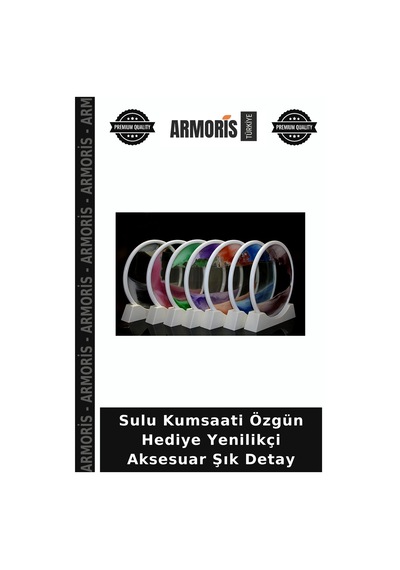 Sulu Kumsaati Özgün Hediye Yenilikçi Aksesuar Şık Detay