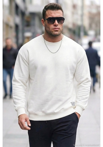 Buratti Erkek Sweat 5905255 Ekru Ekru
