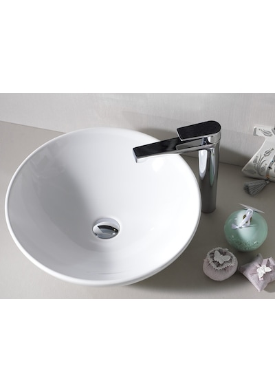 Turkuaz Seramik Cerastyle Zero 46 CM Tezgah Üstü Çanak Lavabo