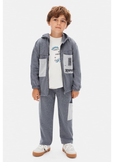 Nk Kids Erkek Eşofman Takım 2 Li 25knk29500 Gri