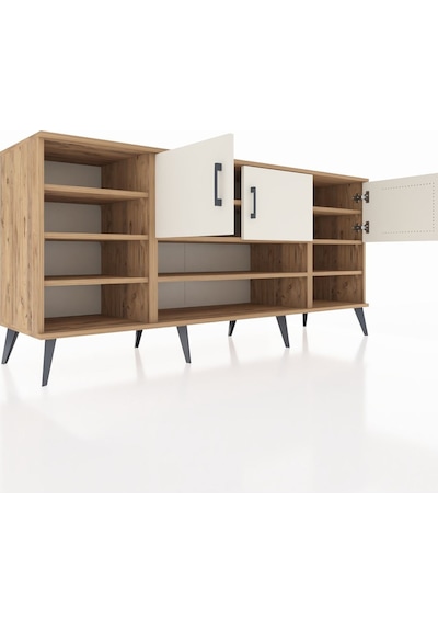 Hyperion Konsol 9 Raflı 3 Kapaklı 176x44x83 Çam-aytaşı/antrasit Aytaşı/antrasit Hyperion Konsol 9 Raflı 3 Kapaklı 176x44x83 Çam-aytaşı/antrasit Aytaşı/antrasit