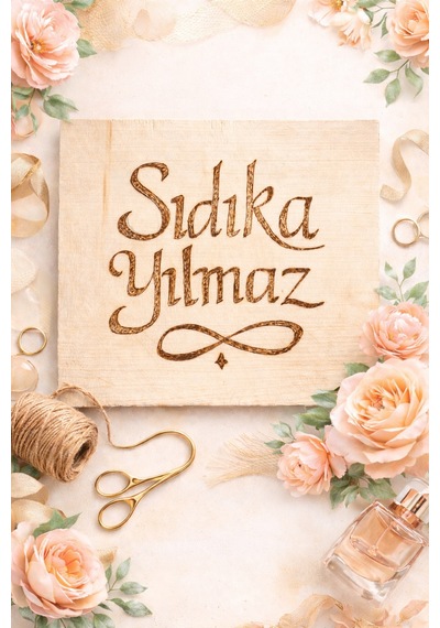 Ahşap Yakma Kişiye Özel İsim Yazma,15 25 Cm 15 25 Cm