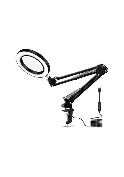 Valkyrie Katlanabilir Ayarlanabilir Led Işıklı Masaüstü Büyüteç