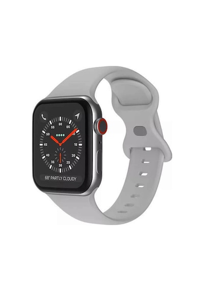 Apple Uyumlu iPhone Watch Se Ultra 2 9 10 Silikon Kordon Kayış S m Beden 42 44 45mm
