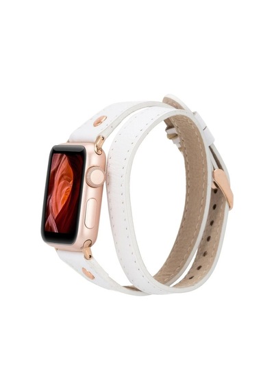 Apple Watch Uyumlu Deri Kordon 42-44-45mm Slim Dtrg F3