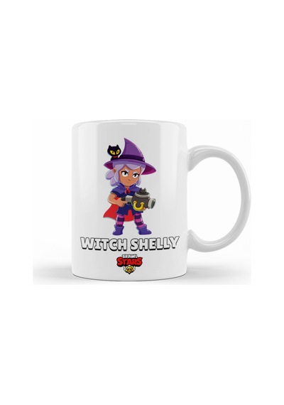 Brawl Stars Wıtch Shelly Kupa Bardak Porselen No28098 Karışık
