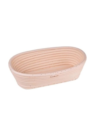 Bambum Puder - Ekmek Mayalama Sepeti Oval 24 Cm Çok Renkli