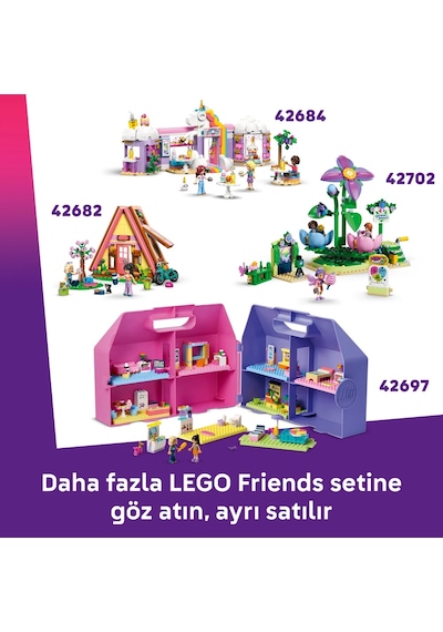 LEGO® Friends Yaratıcı Çiçek Dükkanı 42693 - 7 Yaş Üzeri Çocuklar için Mini Bebek İçeren Yaratıcı Oyuncak Yapım Seti (377 Parça)