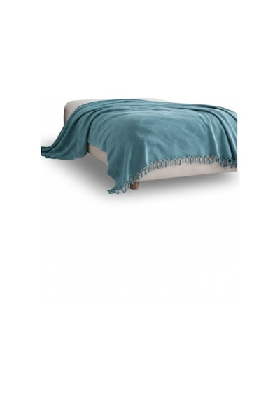 Şaheser Home Mona Pike 220x240 Cm Jakarlı Waffle Dokuma Çift Kişilik Yumuşak Ve Hafif Kahve