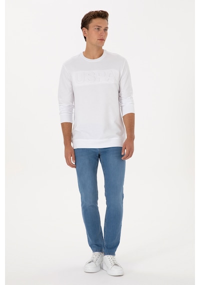U.S. Polo Assn. Erkek Açık Mavi Slim Fit Jean Pantolon 50316553-DN0021
