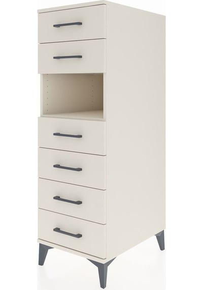 Kronos Dolap Tek Raflı 6 Çekmeceli 44x59x134 Aytaşı-aytaşı Aytaşı