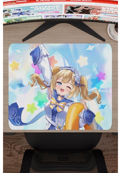 Barbara Genshin Impact Anime Gacha V4 - 48x40 Xl Gaming Mouse Pad Fare Altlığı
