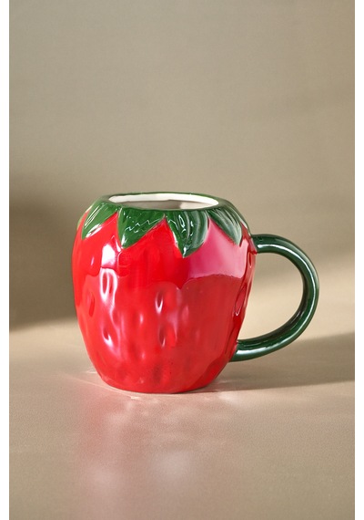 Karaca Strawberry 680 Ml Mug Kırmızı